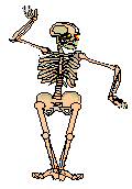 large dancing skeletons