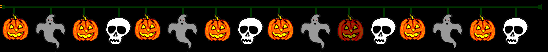 skeleton/pumpkin divider